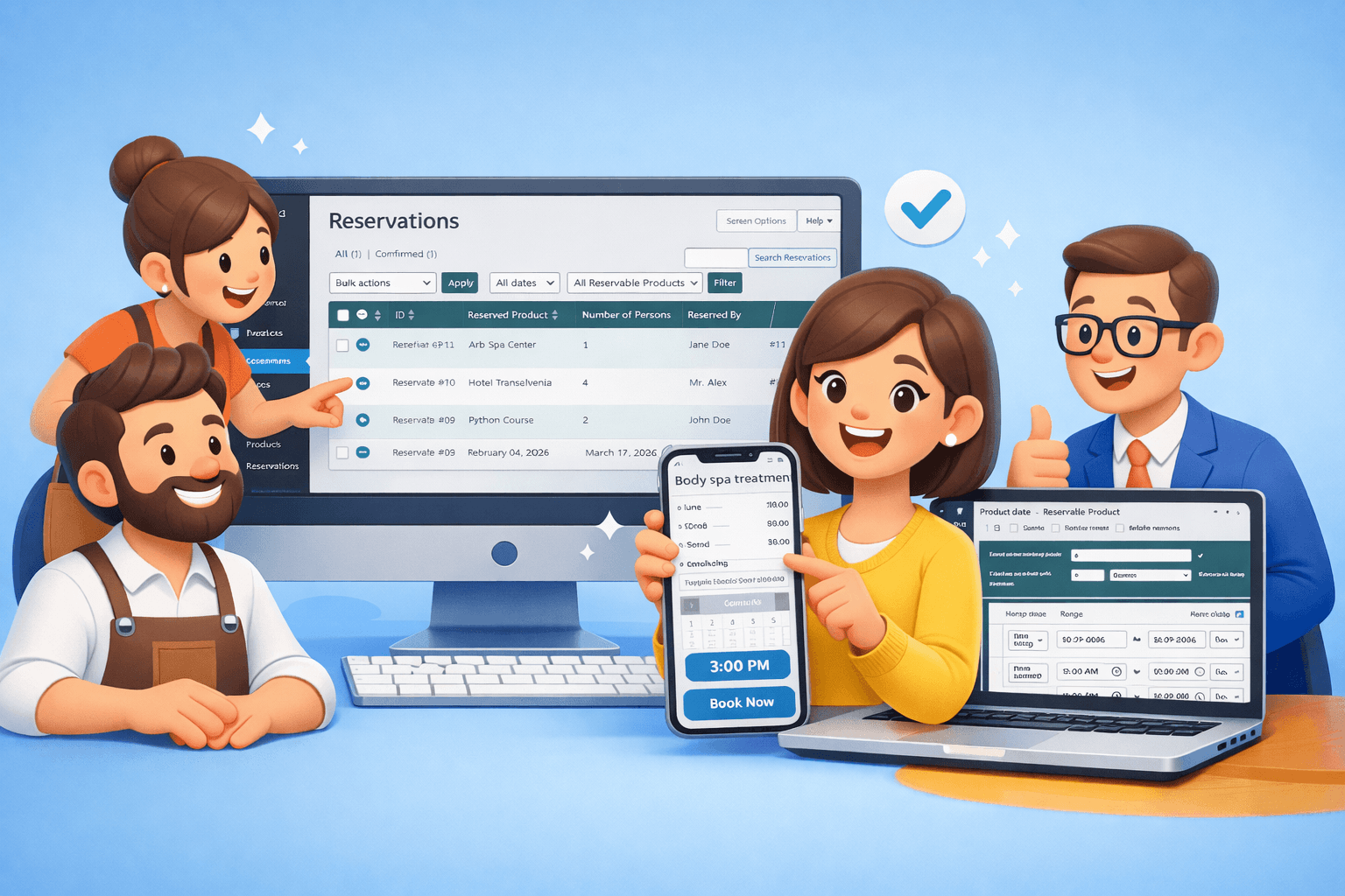 ARB frontend booking flow with booking summary and live pricing