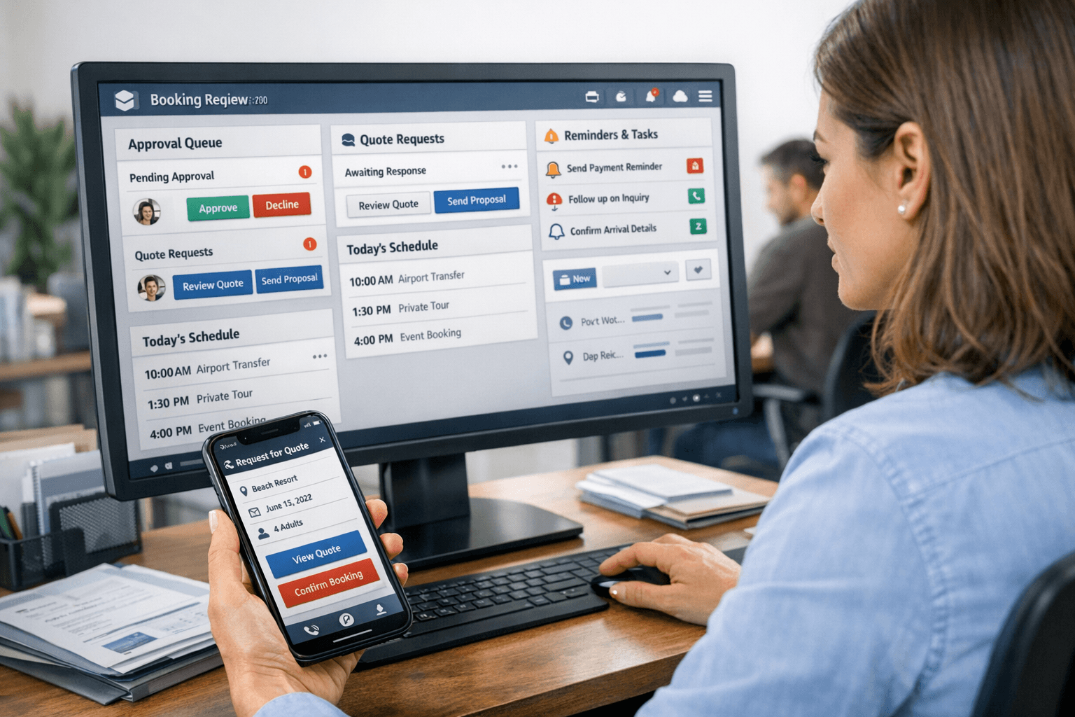 Advanced workflows for bookings that need extra control preview