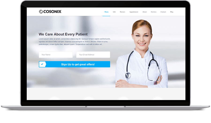 Cosonix Medical demo screenshot