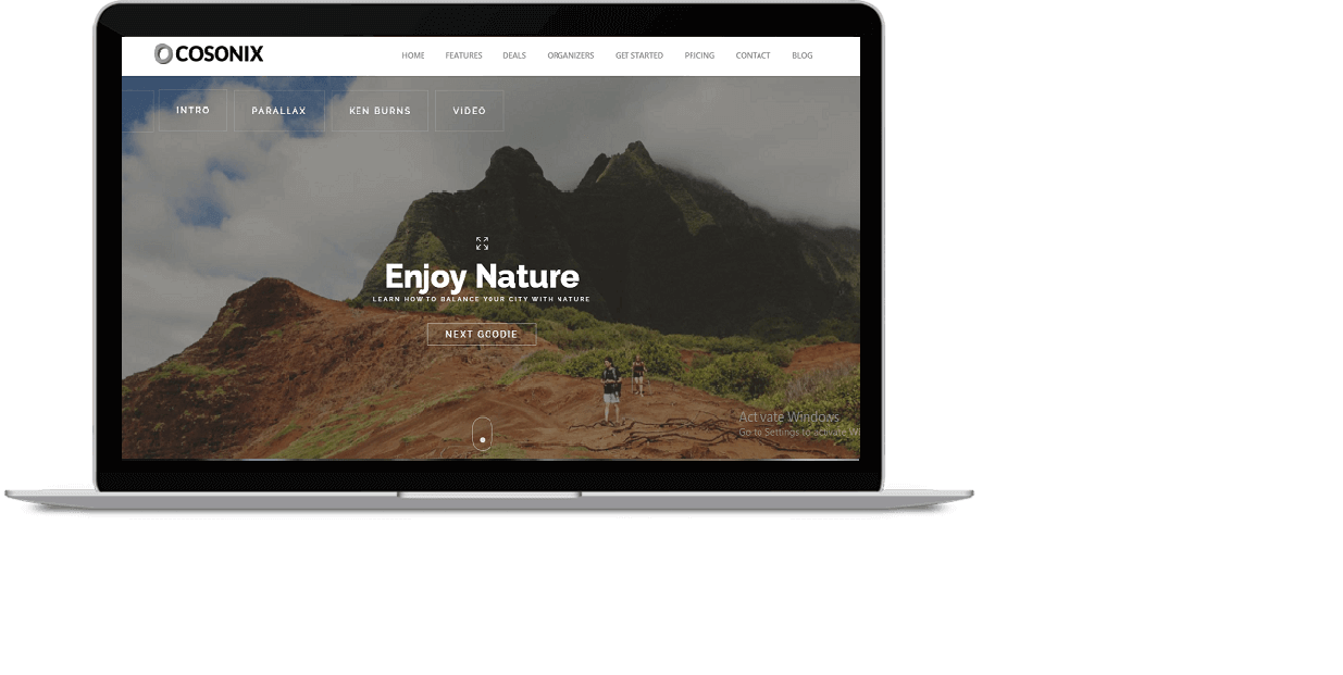 Cosonix Travel Revolution Slider demo screenshot