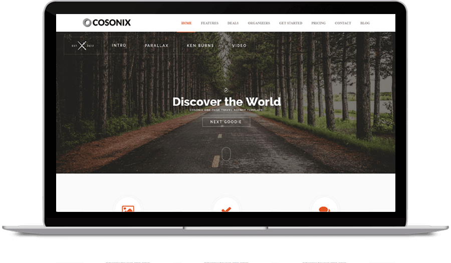 Cosonix Travel standard demo screenshot